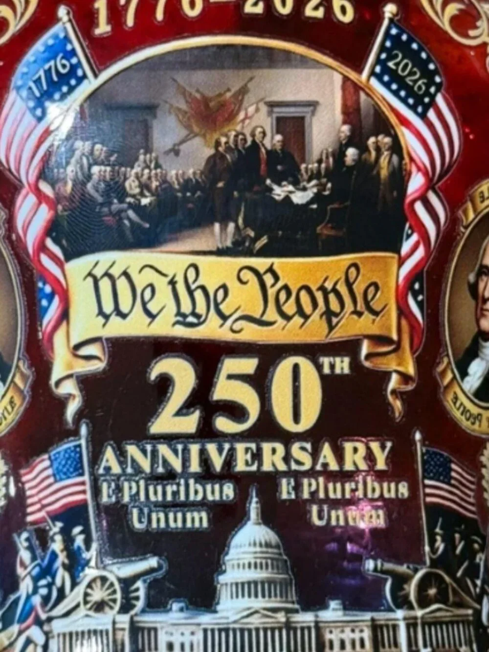 Commemorative 250th Anniversary Whiskey Decanter – Lead-Free Crystal Glass
